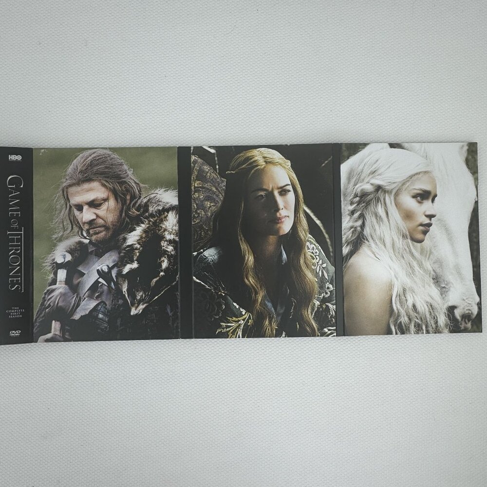 Game Of Thrones The Complete First Season DVD Box Set 5 Discs with Episode Guide